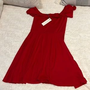 Brand New, With Tags short off the shoulder dress